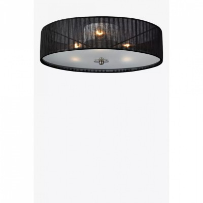 Стельовий світильник MarkSlojd Sweden BYSKE Plafond 3L Black/Frosted 104884