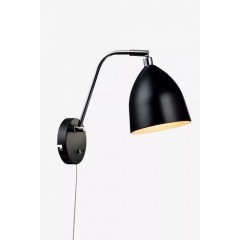 Бра MarkSlojd Sweden FREDRIKSHAMN Wall 1L Black 105027