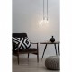 Люстра MarkSlojd Sweden ROCKFORD Pendant 3L Round Chrome/Clear 105099