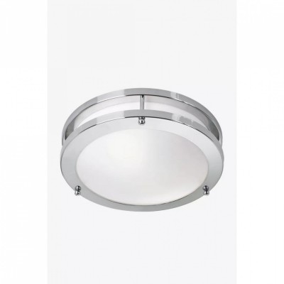 Світильник стельовий MarkSlojd Sweden TABY LED Plafond Chrome/White IP44 105621