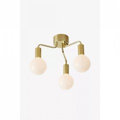 Люстра MarkSlojd Sweden HISTORY Ceiling 3L Brass/Opal 105774