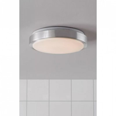 Стельовий світильник MarkSlojd Sweden MOON Plafond 28cm Led Aluminium/White IP44 105958