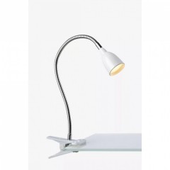 Настільна лампа MarkSlojd Sweden TULIP Clip 1L White 106091