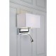Бра MarkSlojd Sweden SAVOY Wall 2L Chrome/White 106307