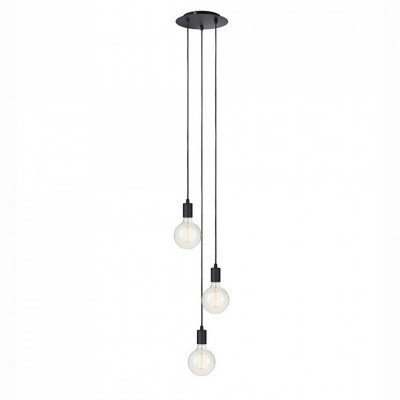 Підвісний світильник MarkSlojd Sweden SKY Pendant 3L Round Black 106334