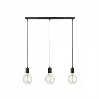 Підвісний світильник MarkSlojd Sweden SKY Pendant 3L Straight Black 106336