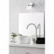 Бра - спот MarkSlojd Sweden CASSIS Wall 1L Chrome/Opal IP44 106367