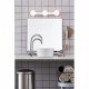 Спот MarkSlojd Sweden MINI Wall 3L Chrome/White IP44 106382