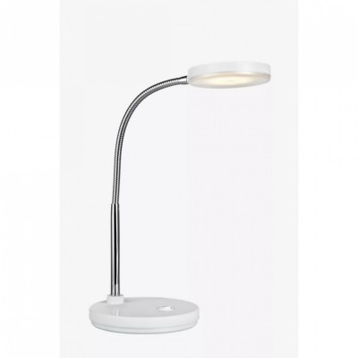 Настольная лампа MarkSlojd Sweden FLEX 1L Table White/Chrome 106466