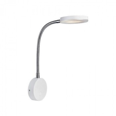 Бра MarkSlojd Sweden FLEX Wall 1L White\Chrome 106468