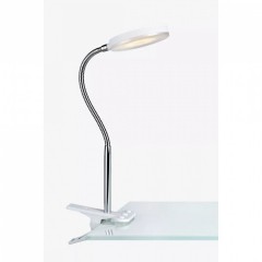 Настільна лампа MarkSlojd Sweden FLEX Clip 1L White/Chrome 106470