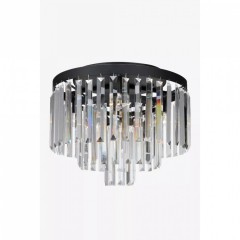 Люстра MarkSlojd Sweden VENTIMIGLIA Plafond 4L 42cm Black/MC 106563