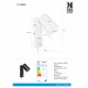 Бра - спот MarkSlojd Sweden CARRIE Wall 1L Black 106587
