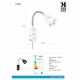 Бра - спот MarkSlojd Sweden CIRO Wall 1L Flex Black/Brass 106589