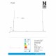 Подвесной светильник MarkSlojd Sweden PLAN Panel 90cm 30W White 106647