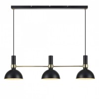 Подвесной светильник MarkSlojd Sweden LARRY Pendant 3L Black/Brushed Brass 106971