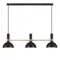 Підвісний світильник MarkSlojd Sweden LARRY Pendant 3L Black/Brushed Brass 106971