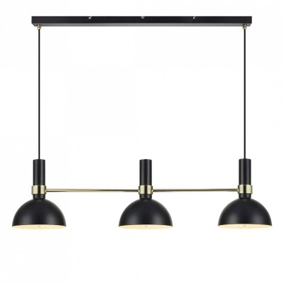 Підвісний світильник MarkSlojd Sweden LARRY Pendant 3L Black/Brushed Brass 106971 Підвісний світильник MarkSlojd Sweden LARRY Pendant 3L Black/Brushed Brass 106971