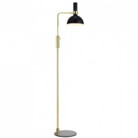 Торшер MarkSlojd Sweden LARRY Floor 1L Black/Brushed Brass 106972