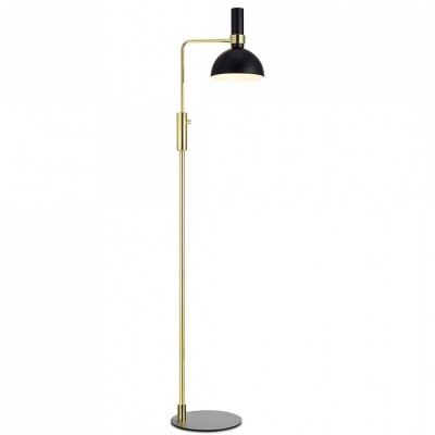 Торшер MarkSlojd Sweden LARRY Floor 1L Black/Brushed Brass 106972