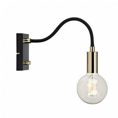 Бра MarkSlojd Sweden RAW Wall 1L Black/Gold 106988