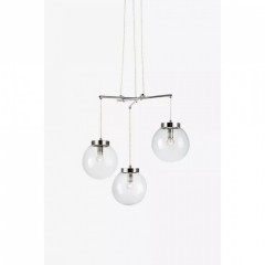 Люстра MarkSlojd Sweden SICILY Pendant 3L Chrome/Clear 107015