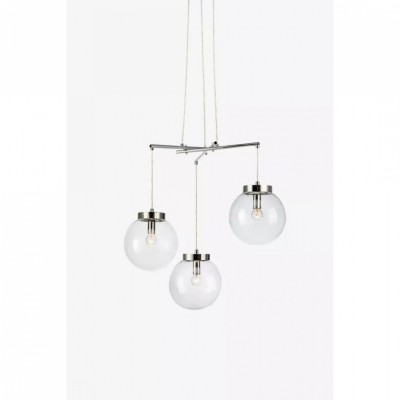 Люстра MarkSlojd Sweden SICILY Pendant 3L Chrome/Clear 107015 Люстра MarkSlojd Sweden SICILY Pendant 3L Chrome/Clear 107015