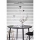 Люстра MarkSlojd Sweden SICILY Pendant 3L Chrome/Clear 107015