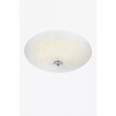 Стельовий світильник MarkSlojd Sweden FLEUR Plafond LED 43 cm White/Chrome 107032