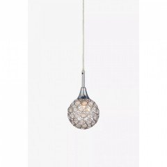 Люстра MarkSlojd Sweden CORA Pendant 1L Chrome/Brilliant 107066