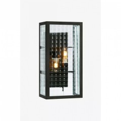 Бра MarkSlojd Sweden FULHAM Wall 2L Black/Clear IP44 107182