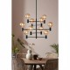 Люстра MarkSlojd Швеция PARIS Pendant 10L Sandy Black 107187