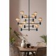 Люстра MarkSlojd Швеция PARIS Pendant 10L Sandy Black 107187