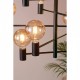 Люстра MarkSlojd Швеция PARIS Pendant 10L Sandy Black 107187