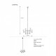 Люстра MarkSlojd Sweden CAPITAL Pendant 6L Black 107281
