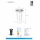 Вуличний світильник MarkSlojd Sweden GARDEN 24 Decklight 3W 60mm Black 107285