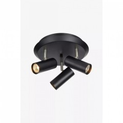Спот MarkSlojd Sweden BARCELONA Ceiling 3L Black 107348