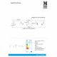 Спот MarkSlojd Sweden BARCELONA Ceiling 5L White 107352