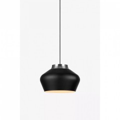 Подвесной светильник MarkSlojd Sweden KOM Pendant 31cm Black/Steel 107378