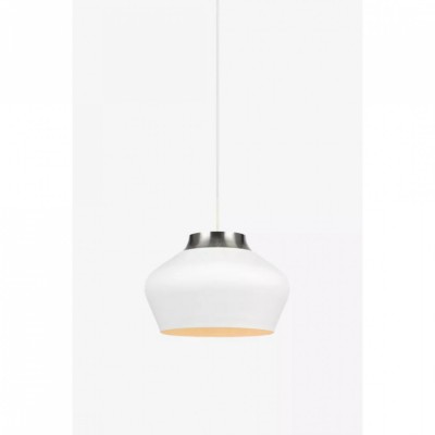 Підвісний світильник MarkSlojd Sweden KOM Pendant 31cm White/Steel 107379