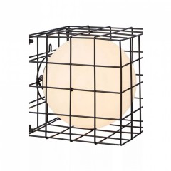 Бра MarkSlojd Sweden CAGE Table/Wall 1L Black/White 107382