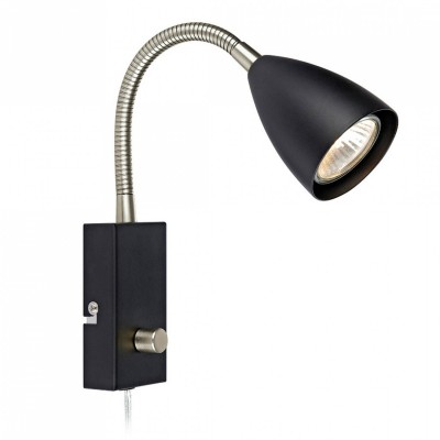 Бра - спот MarkSlojd Sweden CIRO Wall Flex 1L Black/Steel 107409