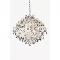 Люстра MarkSlojd Sweden HIDDEN GEM Chandelier 6L Chrome/Clear/Smoke 107415