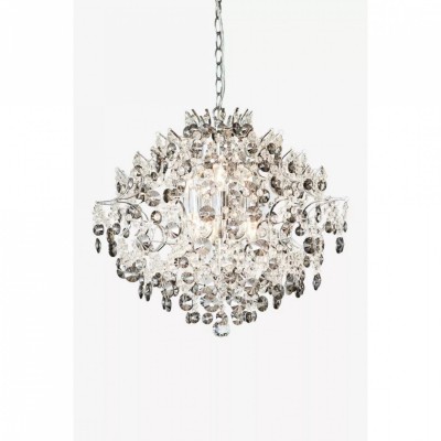 Люстра MarkSlojd Sweden HIDDEN GEM Chandelier 6L Chrome/Clear/Smoke 107415