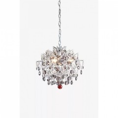 Люстра MarkSlojd Sweden HIDDEN GEM Chandelier 3L Chrome/Clear/Smoke 107416