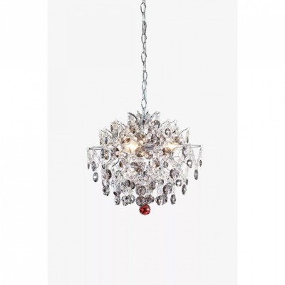 Люстра MarkSlojd Sweden HIDDEN GEM Chandelier 3L Chrome/Clear/Smoke 107416