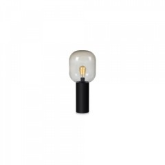 Настільна лампа MarkSlojd Sweden BROOKLYN Table 1L 56cm Black/Smoke 107479