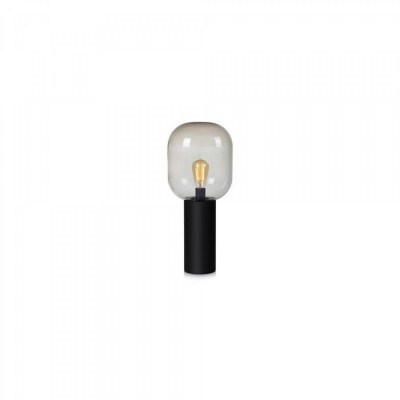 Настільна лампа MarkSlojd Sweden BROOKLYN Table 1L 56cm Black/Smoke 107479