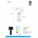 Настільна лампа MarkSlojd Sweden PROUD Table 1L Black 107483