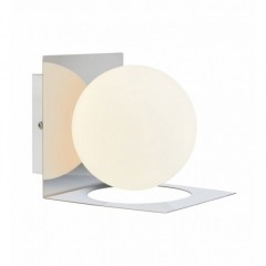 Бра MarkSlojd Sweden ZENIT Wall 1L IP44 Chrome/Opal 107488